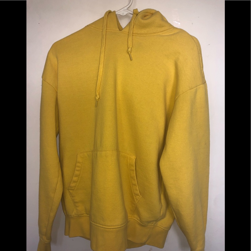 A all yellow zine sweatshirt size small